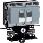 Hager SL20055947D1 Geräteträger-Technikteil Datenanschluss 2xCat. 6A zu SL 20x55mm Dekor Aluminium 