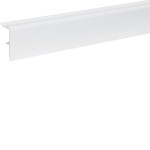 Hager SL2005729010 Sockelleistenkanal-Oberteil 20x50 mit 2 Weichlippen,reinweiß 2 Meter 
