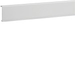 Hager SL20080219016 Sockelleistenkanal-Oberteil mit Weichlippe PVC zu SL 20x80mm verkehrsweiß 2 Meter 
