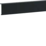 Hager SL2008029011 Sockelleistenkanal-Oberteil PVC zu SL 20x80mm graphitschwarz 2 Meter 