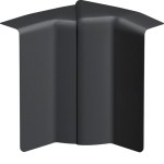 Hager SL2008049011 Inneneck einstellbar schnittkaschierend halogenfrei zu SL 20x80mm graphitschwarz 