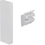 Hager SL20080619010 Endstück schnittkaschierend halogenfrei zu SL mit Teppichleiste 20x80mm reinweiß 