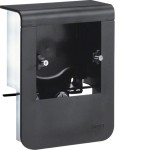 Hager SL200809019011 Geräteträger universal design für UP-Geräte mit Rahmen SL 20x80mm graphitschwarz 