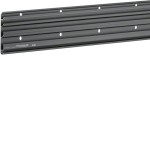 Hager SL201151 Sockelleistenkanal-Unterteil 4 Kammern aus PVC zu SL 20x115mm 2 Meter 