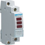 Hager SVN127 LED Leuchtmelder 3fach rot 230V AC 1PLE 