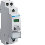 Hager SVN433 Druckschalter 16A 2 Schließer 230V AC mit Leuchtmelder grün 1PLE 