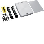 Hager UE21D4 Baustein univers N 300x250mm für Sammelschienensystem 50mm 4x 30x5/10mm senkr 