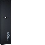 Hager XEVA110 Standsäule eckig für Ladestation witty einseitig bestückbar Farbe anthrazit 