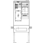 Hager ZAS155HS1 Zähleranschlusssäule 155,universZ 1 Zählerplatz,eHZ,5-polig,HAK 