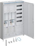 Hager ZB331X25 Komplettschrank universZ 2 Zählerplätze 3-Punkt APZ VT5 1100mm 3-feldig ESA 