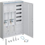 Hager ZB332U25LS Komplettschrank k universZ 1100x800x205mm SKII IP44 2 Zählerplätze /VF-5rh/APZ 3-feldig VBEW 
