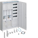 Hager ZB333T25W31 Komplettschrank universZ 2 Zählerplätze 3-Punkt APZ VT5 1100mm 3-feldig ÜSS ESA 