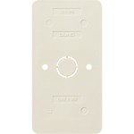 Jung 328-676 Bodenplatten für die Serie AP 600 2-fach für Kombination Schalter / Steckdose Art.-Nr. 676 A .. 675 A .. AP 600 cremeweiß 