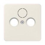 Jung 561SAT Abdeckung für Universal-Sat/BK-Dosen Thermoplast Serie CD cremeweiß 