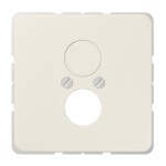 Jung 562 Abdeckung für 2 Rundsteckverbinder bis 18,5mm Ø Duroplast Serie CD cremeweiß 