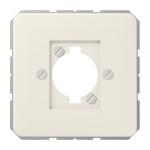 Jung 568 Abdeckung für XLR-Steckverbinder (P-Serie) Duroplast Serie CD cremeweiß 