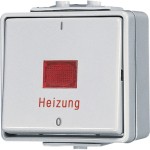 Jung 602HW Heizungsschalter Aus 2-polig 10AX 250V IP44 WG 600 