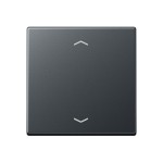 Jung A101PBFANM Wippe mit Pfeilsymbolen für Taster 1-fach Thermoplast lackiert Serie A anthrazit matt 