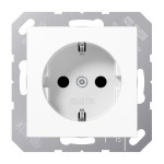 Jung A1520BFWW SCHUKO Steckdose 16A 250V Thermoplast Serie AS/A alpinweiß 