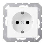 Jung A1520BFWWM SCHUKO Steckdose 16A 250V Thermoplast lackiert Serie A schneeweiß matt 