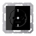 Jung A1520SW SCHUKO Steckdose 16A 250V Duroplast Serie A schwarz 