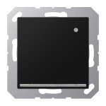 Jung A1539-OSWMLNW LED-Orientierungslicht mit integriertem Helligkeitssensor Thermoplast lackiert Serie A graphitschwarz matt 