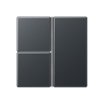 Jung A403TSAANM Tastensatz 3-fach F40 Serie A anthrazit matt 