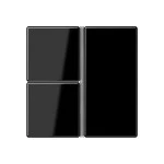 Jung A403TSASW Tastensatz 3-fach F40 Serie A schwarz 