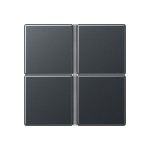 Jung A404TSAANM Tastensatz 4-fach F40 Serie A anthrazit matt 