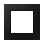 Jung A5581BFSWM Rahmen 1-fach senkrechte und waagerechte Montage Thermoplast lackiert 550 graphitschwarz matt 