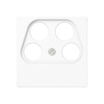 Jung A561-4SAT2WW Abdeckung für 4-Loch SAT-TV-Steckdose (Ankaro) Thermoplast Serie AS/A alpinweiß 