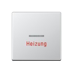 Jung A590HAL Wippe 1-fach mit Lichtleiter Heizung Serie A aluminium 