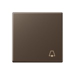 Jung A590KMO Wippe 1-fach Symbol Klingel Serie A mokka 