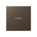 Jung A590KO5MO Wippe 1-fach mit Lichtleiter Serie A mokka 