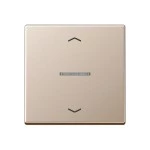 Jung A590KO5PCH Wippe 1-fach mit Lichtleiter mit Pfeilsymbolen Serie A champagner 
