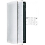Jung A590NAGLPL Plexihaube mit Einlage mit Schriftfeld Serie A transparent 