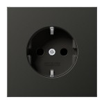 Jung AL1520AN SCHUKO Steckdose 16A 250V Aluminium lackiert Serie LS anthrazit 
