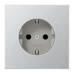 Jung AL1520N SCHUKO Steckdose 16A 250V ohne Krallen Serie LS Aluminium 