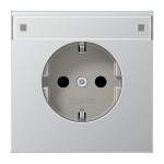 Jung AL1520NA SCHUKO Steckdose 16A 250V mit Schriftfeld Serie LS Aluminium 