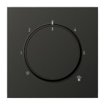Jung AL1749AN Abdeckung für Raumtemperaturregler-Einsätze Aluminium lackiert Serie LS anthrazit (lackiertes Aluminium) 