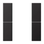 Jung AL2502TSAD Tastensatz 2-fach F50 Serie LS dark (lackiertes Aluminium) 