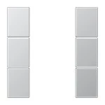 Jung AL2503TSA Tastensatz 3-fach F50 Serie LS Aluminium 