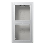 Jung AL2582A-L Aufputz-Kappe 2-fach Serie LS Aluminium 