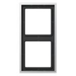 Jung AL2982 Rahmen 2-fach senkrechte und waagerechte Montage LS 990 Aluminium 