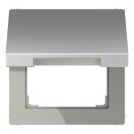 Jung AL2990KL Klappdeckel mit Rückstellfeder Serie LS Aluminium 