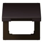 Jung AL2990KLD Klappdeckel mit Rückstellfeder Aluminium lackiert Serie LS dark (lackiertes Aluminium) 