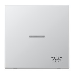 Jung AL2990KO5L Wippe 1-fach mit Lichtleiter Symbol Licht Serie LS Aluminium 
