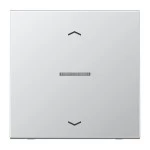 Jung AL2990KO5P Wippe 1-fach mit Lichtleiter mit Pfeilsymbolen Serie LS Aluminium 