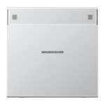 Jung AL2990NAKO5 Wippe 1-fach mit Lichtleiter mit Schriftfeld Serie LS Aluminium 
