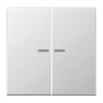 Jung AL2995KO5 Wippe 2-fach mit Lichtleiter Serie LS Aluminium 